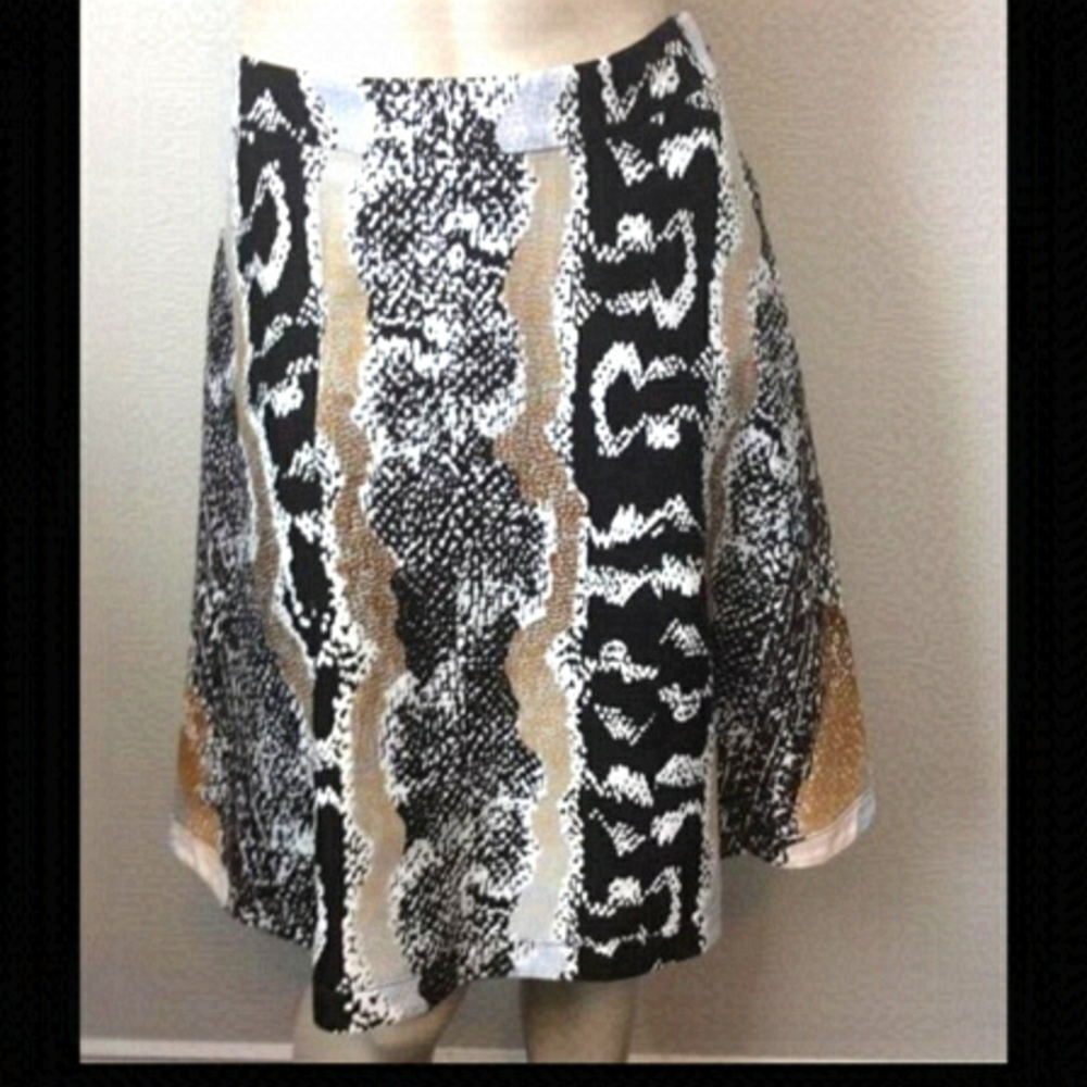 Diane Von‎ Furstenberg Amelia Oasis Snake print skirt